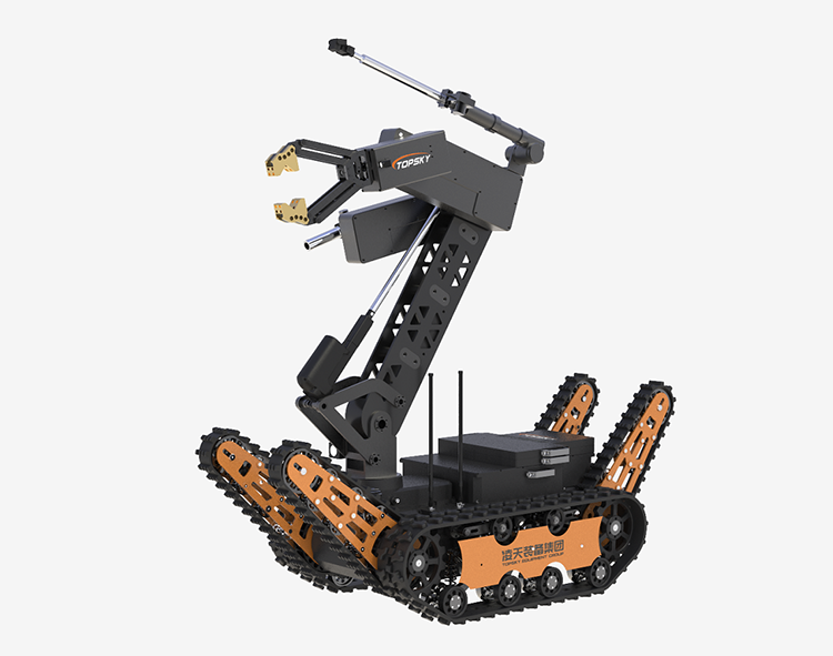 重型排爆機(jī)器人（重量650kg,夾持力120kg，前后雙擺臂）【第6代】